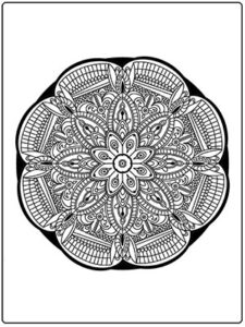 Mandala Coloring Page FREE to Print